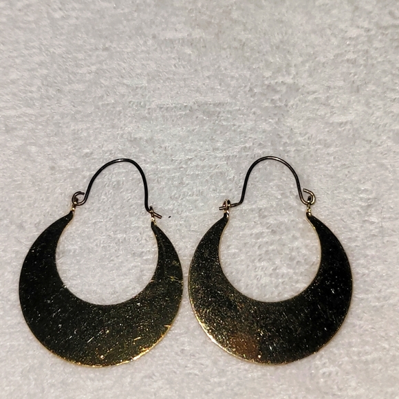 Vintage Hoop Earrings - Picture 2 of 3